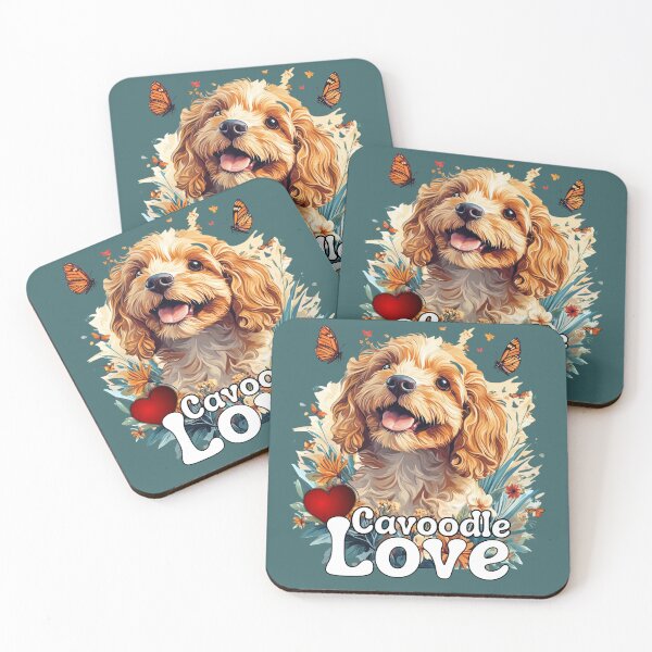 Item preview, Adorable Cavoodle dog love designed and sold by Devilscrib Design.