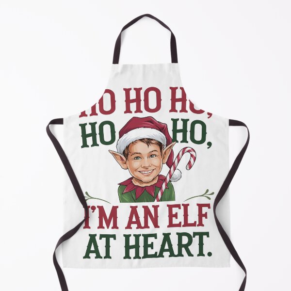 Item preview, Ho Ho Ho I'm an Elf at Heart Christmas  designed and sold by Quirky Shirts.