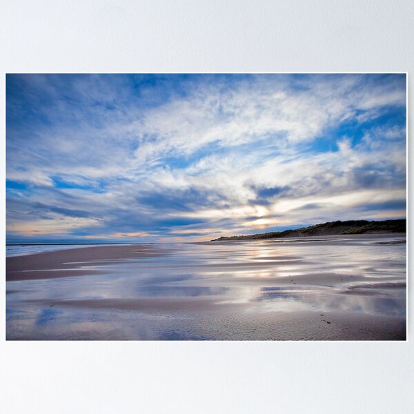 Item preview, Blue Sky Reflections at Druridge Bay designed and sold by Violaman.