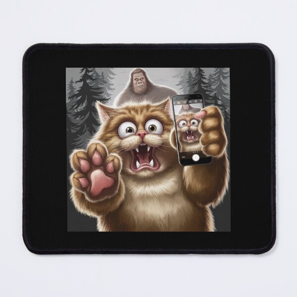 Item preview, Surprised Scared Cat Selfie designed and sold by Mateusz Majcherek.