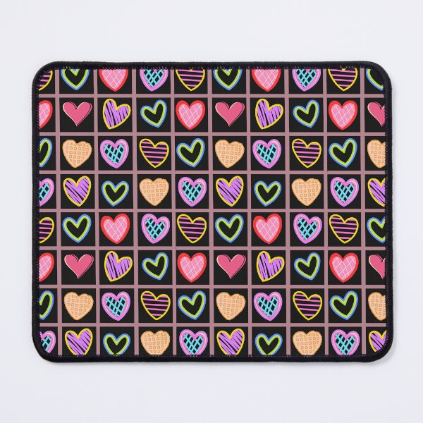 Item preview, Valentines Heartfelt Harmony: A harmonious pattern featuring 12 unique hearts, each with its own style and character, arranged in a pleasing composition, gift for mothers day. designed and sold by Camel & Quirk.
