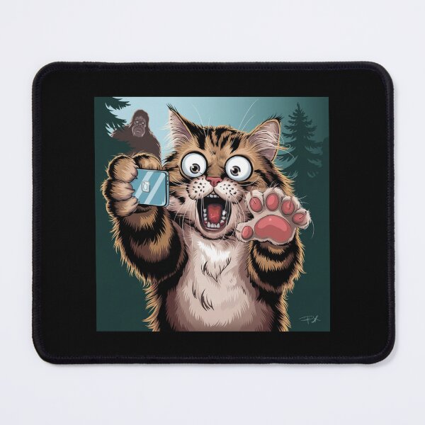 Item preview, Surprised Scared Cat Selfie designed and sold by Mateusz Majcherek.