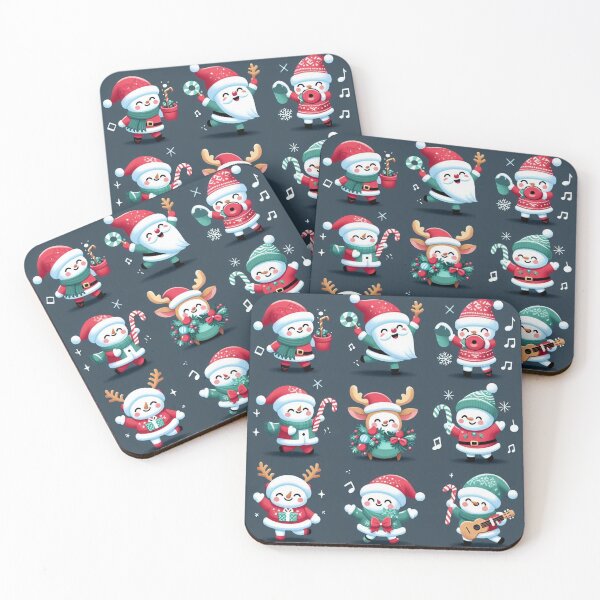Item preview, Christmas Figures Cute Pattern designed and sold by Simplybe1.