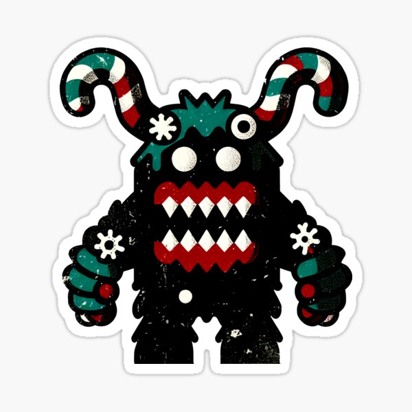 Item preview, Christmas Monster Black designed and sold by Kobeko.