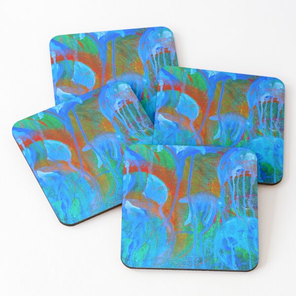 Item preview, Psychedelic jellyfish designed and sold by Mell0wpaintings.