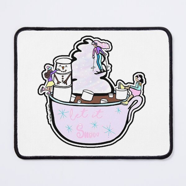 Item preview, Let It Snow Hot Cocoa Winter Scene designed and sold by To-vintageWlove.
