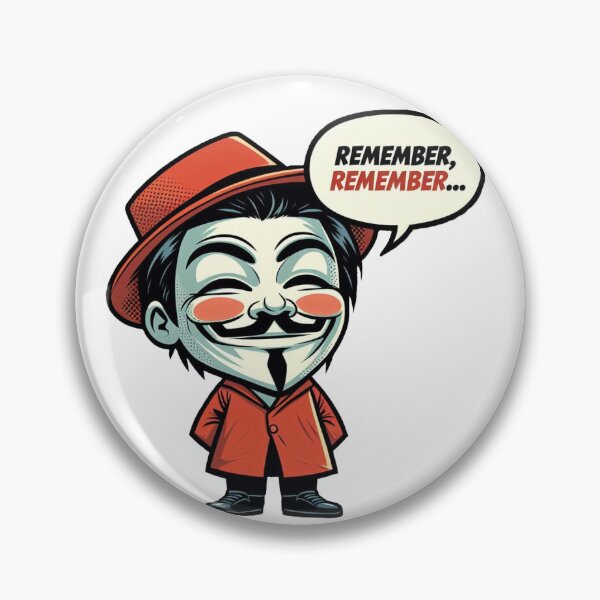Item preview, Remember, Remember... designed and sold by RedBlueLabs.