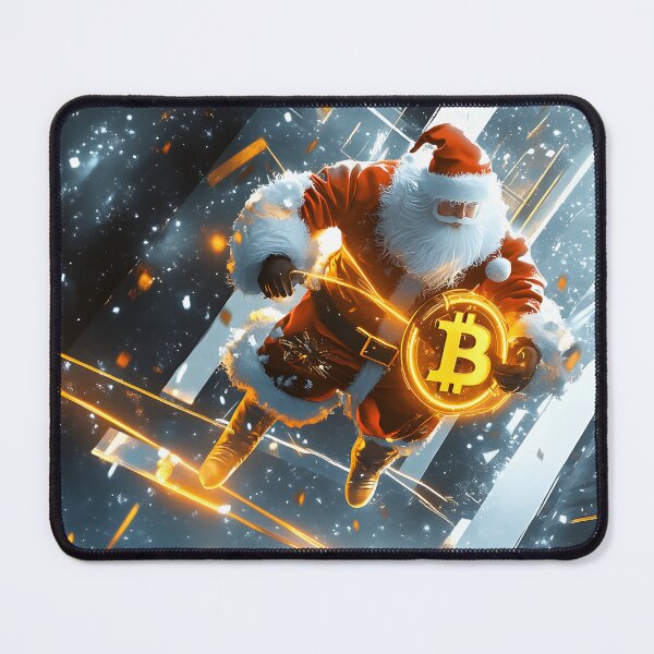 Item preview, Santa Claus with Bitcoin designed and sold by Vivid-Impres.