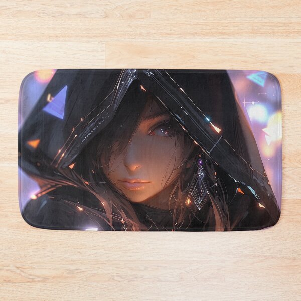 Item preview, Mysterious Glowing Stealth Anime Girl designed and sold by bubblegoth.