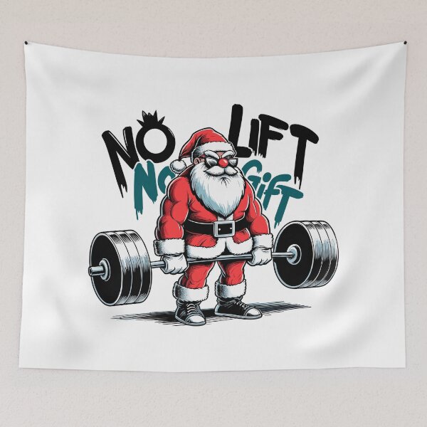 Item preview, Deadlift Santa Claus funny gift designed and sold by Pineapple-Tree.