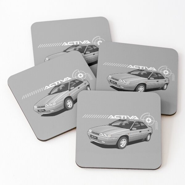 Item preview, Xantia Activa 3/4 outline graphic illustration  designed and sold by RJWautographics.