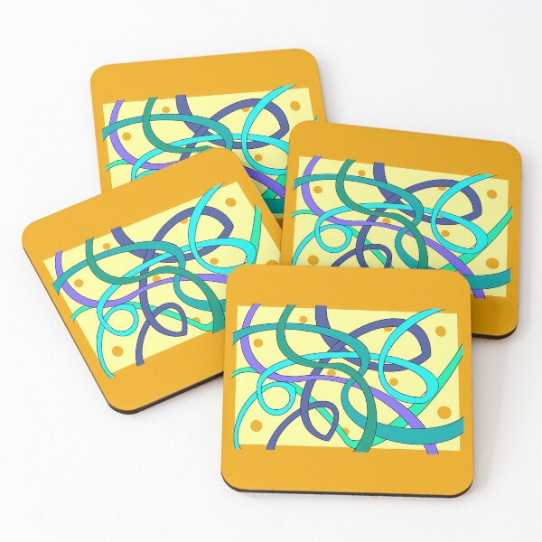 Item preview, Blue Twisting Ribbons  designed and sold by mizdarknezz3.