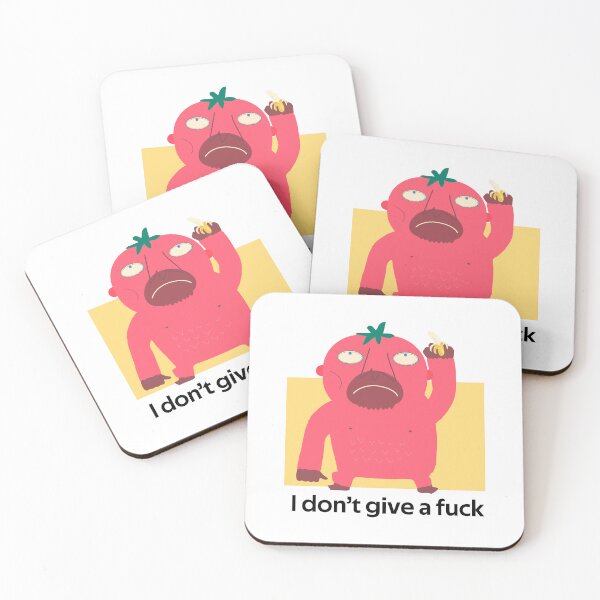 Item preview, I don't give a fuck ,tomato style chimpanzee designed and sold by ones-artstudio.