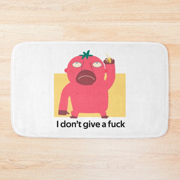 Item preview, I don't give a fuck ,tomato style chimpanzee designed and sold by ones-artstudio.