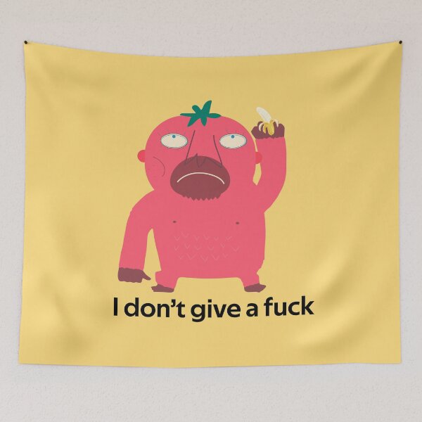 Item preview, I don't give a fuck ,tomato style chimpanzee designed and sold by ones-artstudio.
