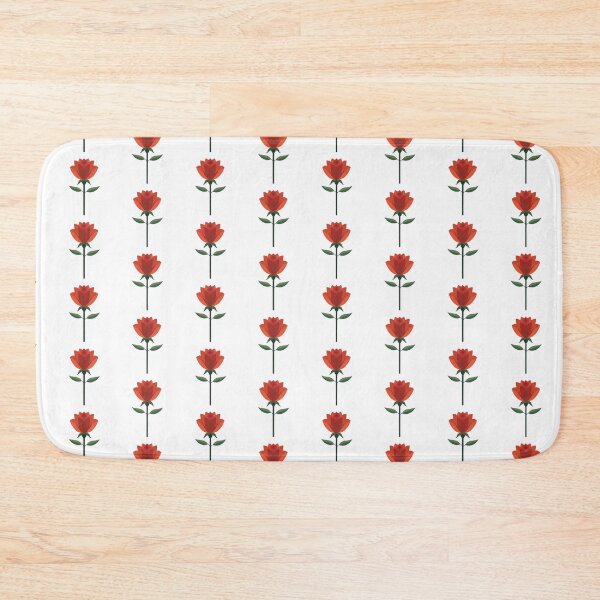 Item preview, Geometric Red Rose - Modern Floral Design designed and sold by Fikuall.