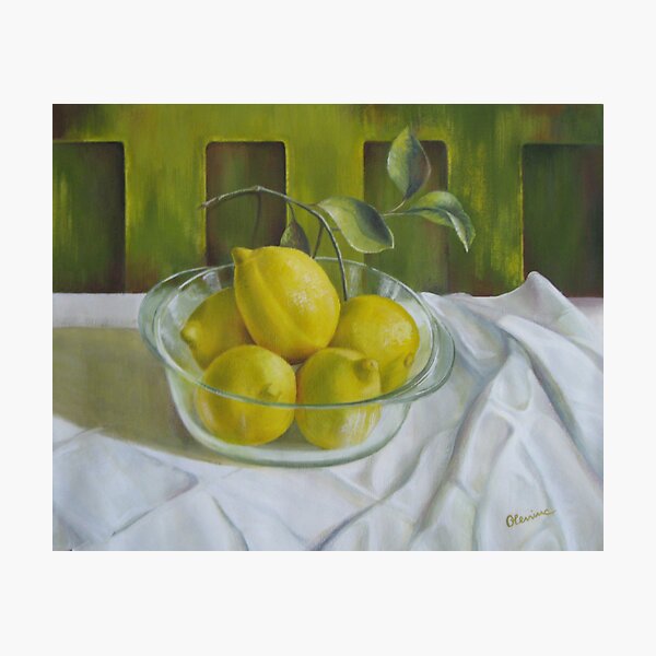 Lemons Photographic Print