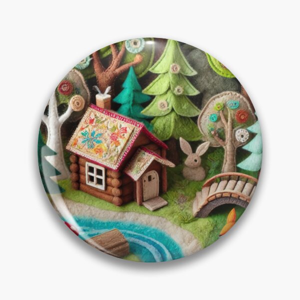 Item preview, Cozy Felt Woodland Art - Handcrafted Whimsy designed and sold by Alta-store.