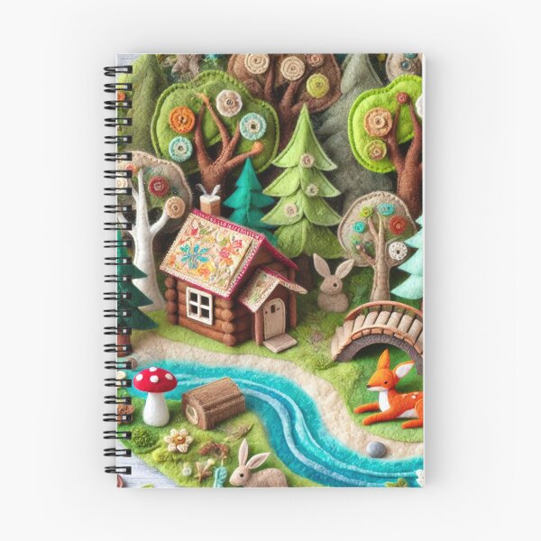 Item preview, Cozy Felt Woodland Art - Handcrafted Whimsy designed and sold by Alta-store.