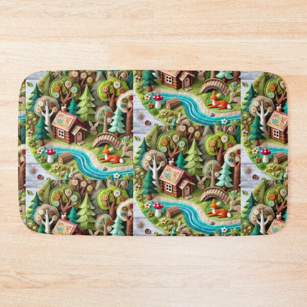 Item preview, Cozy Felt Woodland Art - Handcrafted Whimsy designed and sold by Alta-store.