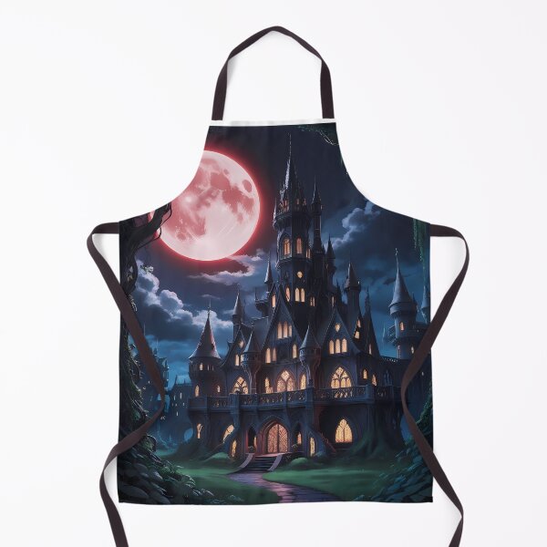 Item preview, Gothic Castles Blood Moon Night Supernatural Photo designed and sold by ART ATTACK ZONE.