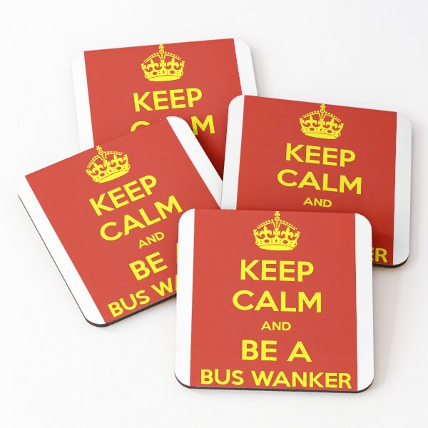Item preview, Keep Calm Bus Wanker designed and sold by Phil-McCracken.