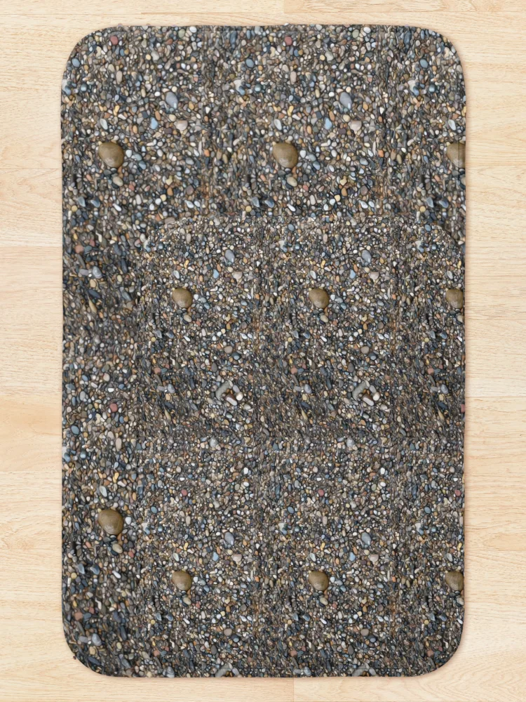 Thumbnail 5 of 6, Bath Mat, Paint Rocks designed and sold by KWAPhoto.