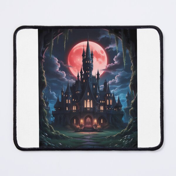 Item preview, Gothics Castles Blood Moon Night Supernatural Photo designed and sold by ART ATTACK ZONE.