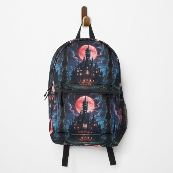 Item preview, Gothics Castles Blood Moon Night Supernatural Photo designed and sold by ART ATTACK ZONE.