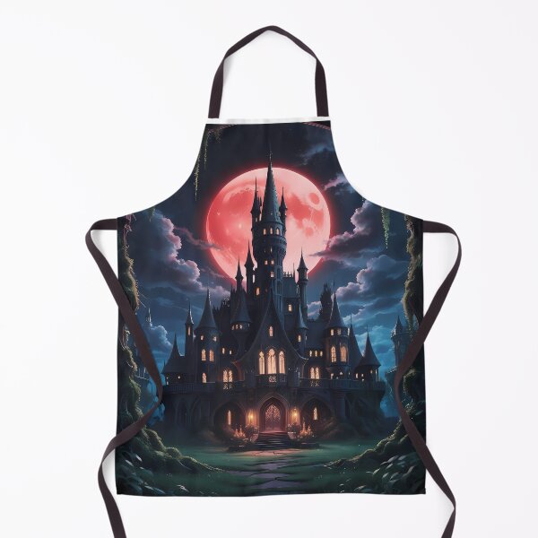 Item preview, Gothics Castles Blood Moon Night Supernatural Photo designed and sold by ART ATTACK ZONE.