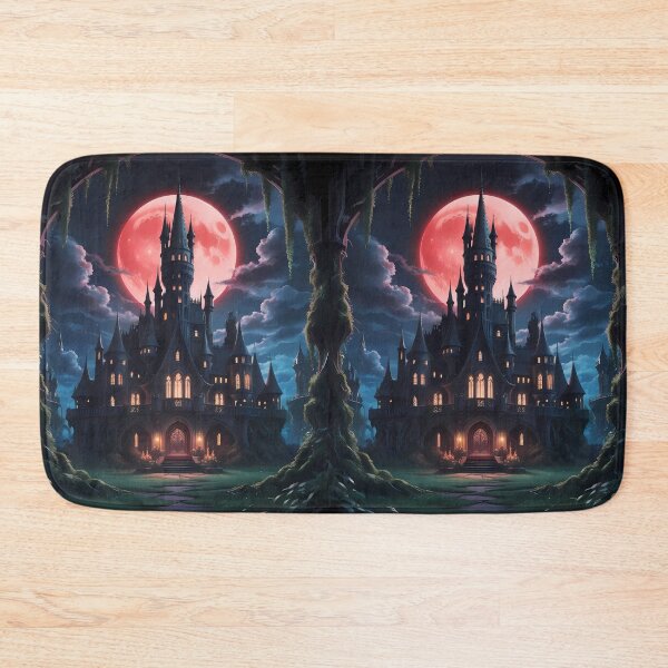 Item preview, Gothics Castles Blood Moon Night Supernatural Photo designed and sold by ART ATTACK ZONE.