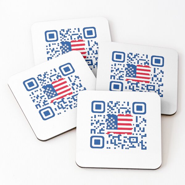 Item preview, Copy of Funny QR President is Dancing Trump with usa flags designed and sold by BornBorn.