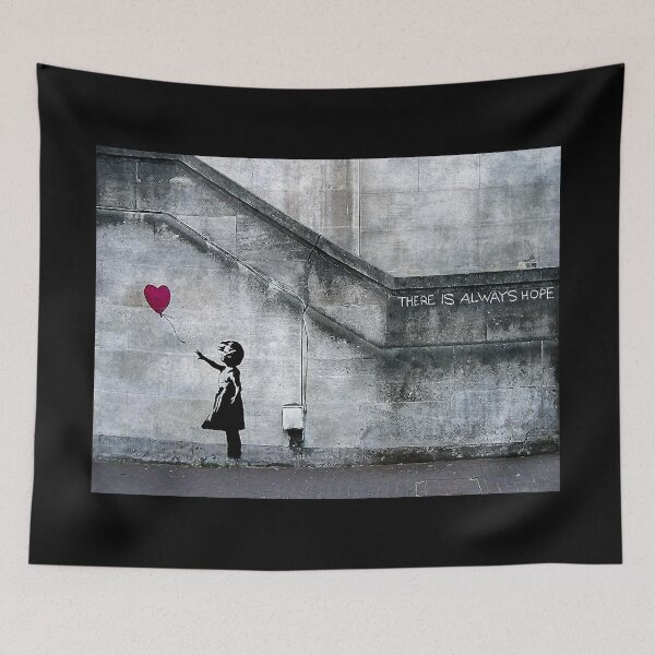 Item preview, Banksy Balloon Girl - Banksy Graffiti  designed and sold by ByOxCe.