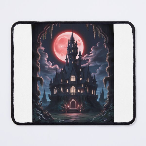 Item preview, Gothic Castles Bloods Moon Night Supernatural Photo designed and sold by ART ATTACK ZONE.