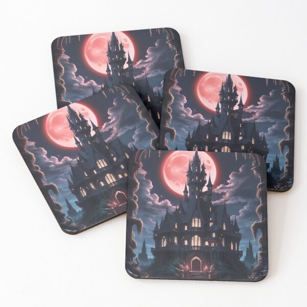 Item preview, Gothic Castles Bloods Moon Night Supernatural Photo designed and sold by ART ATTACK ZONE.
