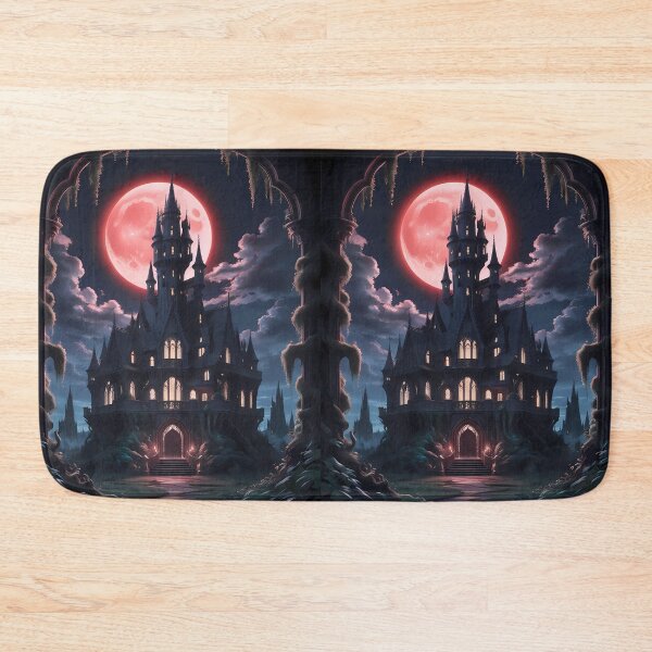 Item preview, Gothic Castles Bloods Moon Night Supernatural Photo designed and sold by ART ATTACK ZONE.
