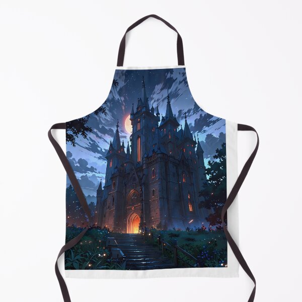 Item preview, Gothic Castles Blood Moon Night Supernatural Anime designed and sold by ART ATTACK ZONE.