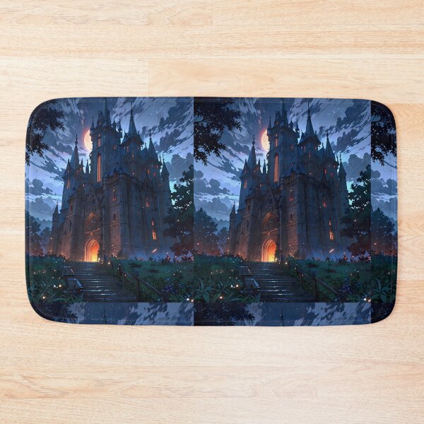 Item preview, Gothic Castles Blood Moon Night Supernatural Anime designed and sold by ART ATTACK ZONE.