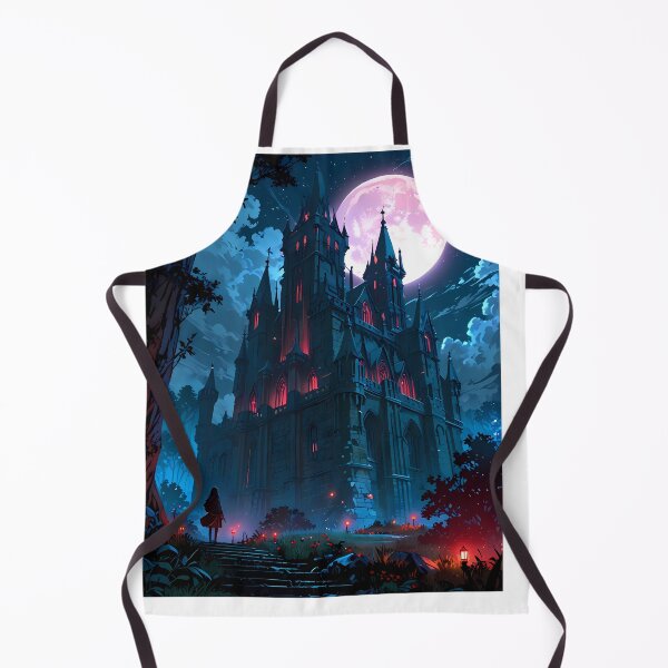Item preview, Art Gothic Castles Blood Moon Night Supernatural Photo  designed and sold by ART ATTACK ZONE.