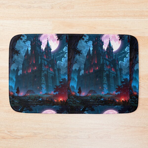 Item preview, Art Gothic Castles Blood Moon Night Supernatural Photo  designed and sold by ART ATTACK ZONE.