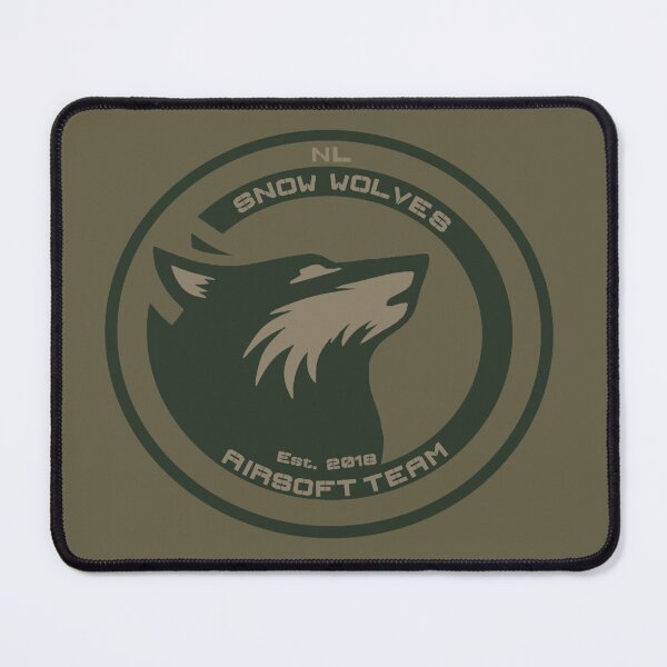 Item preview, Snow Wolves Airsoft Team )Green) designed and sold by testdude.