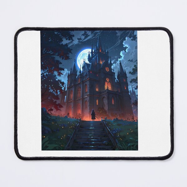 Item preview, Wallpaper Gothic Castles Blood Moon Night Supernatural Photo designed and sold by ART ATTACK ZONE.