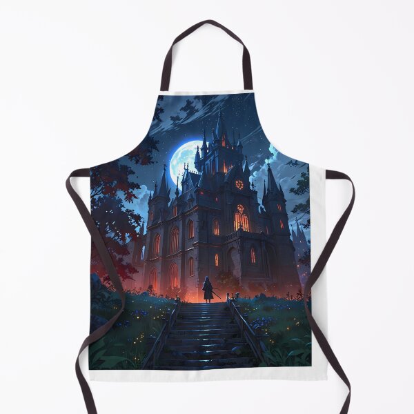 Item preview, Wallpaper Gothic Castles Blood Moon Night Supernatural Photo designed and sold by ART ATTACK ZONE.