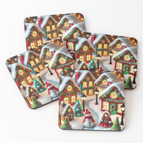 Item preview, Whimsical Felt Christmas Wonderland designed and sold by Alta-store.