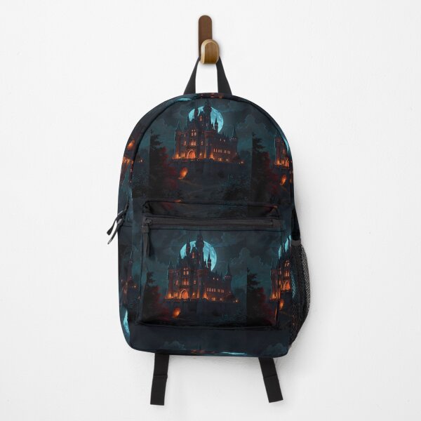 Item preview, Surreal Gothic Castles Blood Moon Night Supernatural Photo designed and sold by ART ATTACK ZONE.