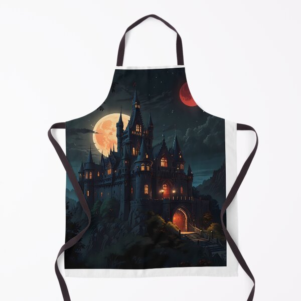 Item preview, Fantasy Gothic Castles Blood Moon Night Supernatural Photo designed and sold by ART ATTACK ZONE.