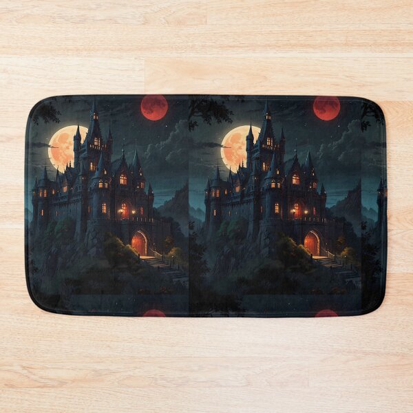 Item preview, Fantasy Gothic Castles Blood Moon Night Supernatural Photo designed and sold by ART ATTACK ZONE.