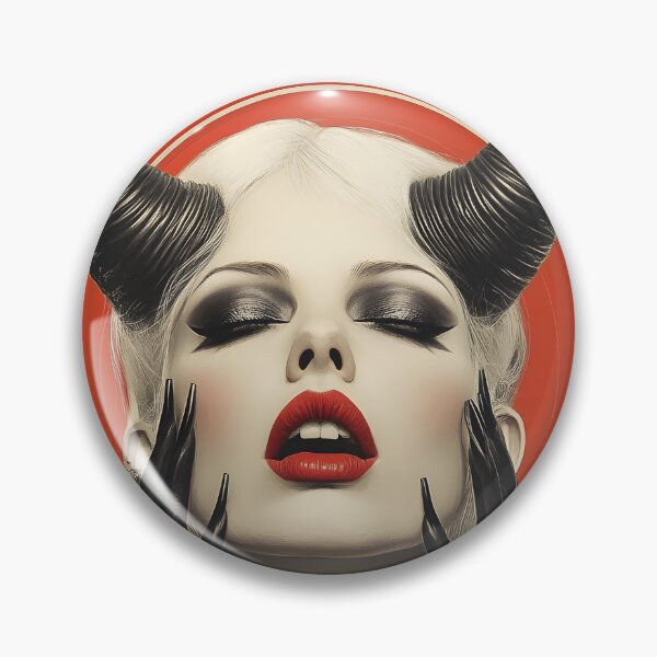 Item preview, "A bold and striking design of a female devil designed and sold by Vivid-Impres.