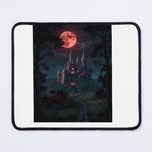 Item preview, Magic Gothic Castles Blood Moon Night Supernatural Photo designed and sold by ART ATTACK ZONE.