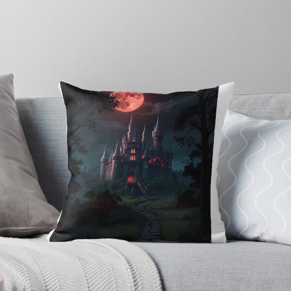 Item preview, Magic Gothic Castles Blood Moon Night Supernatural Photo designed and sold by ART ATTACK ZONE.